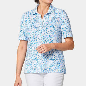 Polos de sublimación para mujer a la venta en línea 2025 nueva moda de manga corta para mujer Polo sublimado - Product Image 1