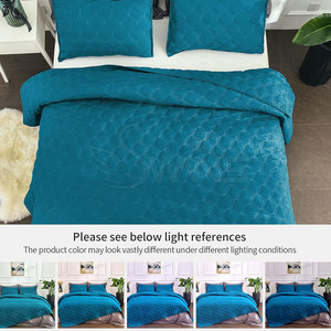 Juego de Cama y Cortinas de Algodón 100% de 300 Hilos de Alta Calidad Directo de Fábrica para Dormitorio para Toda Temporada - Product Image 2