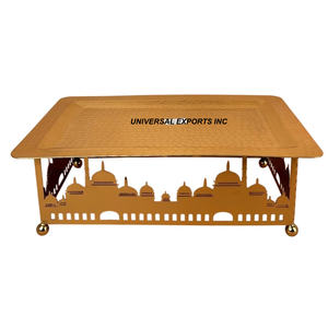 Handmade Arabian <b>Chocolate</b> Tray Elegant Gold Finished Metal Rectangle Platter New Arrival <b>Fancy</b> <b>Chocolate</b> Tray - Product Image 1