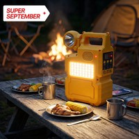 Station d'alimentation solaire portable LiFePO4 avec onduleur à onde sinusoïdale pure, contrôleur MPPT, Bluetooth, générateur de secours pour camping, camping-car et extérieur