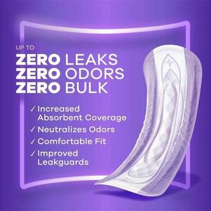 Always Discreet Solid Pattern Adult Incontinence Pads for Women Heavy Absorption Long Length Postpartum 156 CT ODM Everyday - Product Image 6