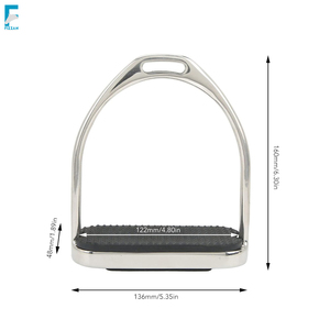 Gran oferta de estribos de Metal para caballos hechos en Pakistán, estribo de caballo de acero inoxidable, equipo de seguridad para caballos - Product Image 4