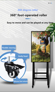 32 43 49 55inch di động xách tay kỹ thuật số biển màn hình cảm ứng quảng cáo hiển thị <span class=keywords><strong>LCD</strong></span> Áp phích Màn hình tầng đứng cho trung tâm bán lẻ - Product Image 5