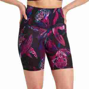 Shorts cyclistes personnalisés pour femmes, taille mi-haute, respirants, séchage rapide, extensibles, 100 % coton molletonné, imperméables, pour sports d'été - Product Image 1