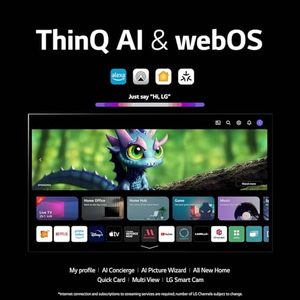 Televisor Inteligente de Pantalla Plana de 65 Pulgadas con Retroiluminación LED, Tipo LCD, Carcasa Negra, Control Remoto, Asistente de Voz Integrado para Juegos - Product Image 3
