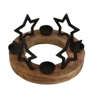 New Design Indian Supplier of Aluminum T-Light <b>Silver</b> Finished on Christmas Star <b>Set</b> of 3 Trendy Unique Christmas Collection - Product Image 4