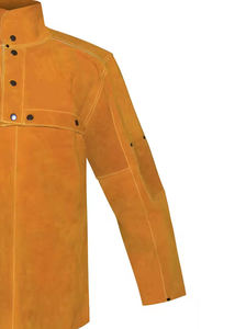Veste de sécurité de soudeur ignifuge ignifuge en cuir de vache fendu FR vêtements de travail prix de gros veste de soudage - Product Image 5