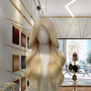 Peluca de cabello virgen humano con frente de encaje sin pegamento Jerry Curly Bob 12A transparente para videos en vivo de encaje suizo presentados en Vietnam - Product Image 1