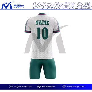 ชุดกีฬาฟุตบอลคอวีพิมพ์ลายสำหรับผู้ชายชุดเล่นฟุตบอลสไตล์ล่าสุด - Product Image 4