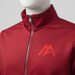 Ensemble de survêtement rouge pour homme, veste athlétique à fermeture éclair intégrale, pantalon de jogging, vêtements de sport, entraînement, gym, course à pied, fitness, vêtements décontractés, tenue de sport - Product Image 6