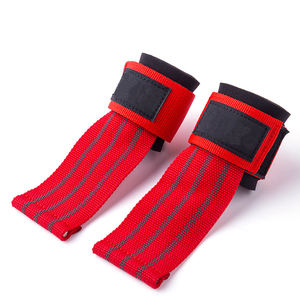 Sangles de poignet en néoprène élastique pour la musculation avec rembourrage rembourré, sangle de poignet robuste en forme de 8, gants de musculation - Product Image 2