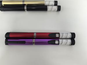 हॉट सेल ब्लैक गोल्ड बैंगनी 60iu v3 धातु पुनः प्रयोज्य पेन - Product Image 2