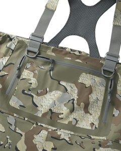 Pantalon de chasse d'hiver en softshell, respirant et imperméable, pour la pêche et les activités de plein air, coupe droite, grande taille, en coton camouflage - Product Image 2