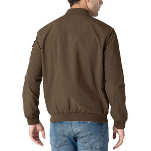 Nueva chaqueta de bombardero de estilo de moda al por mayor chaquetas de invierno de los hombres lisos tela de la mejor calidad más vendidos - Product Image 2