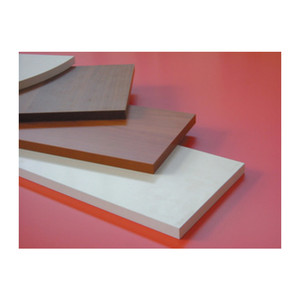 Mensola in Legno Quadrata Bianca 60x30x1,8 cm Spessore - Product Image 1