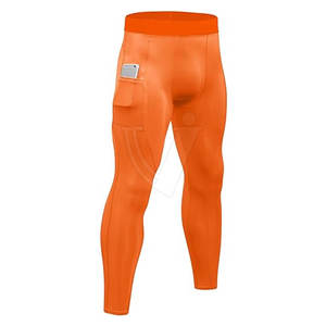 Leggings de patrón recto de nuevo estilo con diseño personalizado Pantalones de compresión de alta calidad para hombres 2025 - Product Image 6