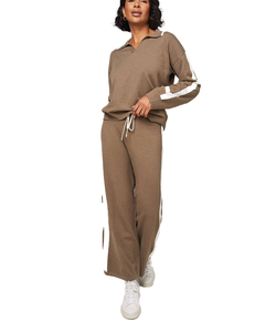 Conjunto Deportivo de 2 Piezas para Correr, Fabricado por Luminous Store, con Franja Lateral de Lona y Cordón Ajustable, Conjunto de Joggers para Mujer - Product Image 5