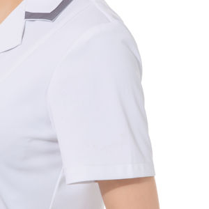 Conjunto de uniformes de enfermería transpirables con logotipo personalizado para mujer, uniformes de hospital para trabajo dental, uniformes médicos de belleza hechos de tela de punto - Product Image 6