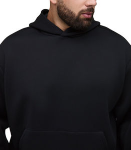 Sweat à capuche uni personnalisé en coton 100% tissé, écologique, à séchage rapide, vente en gros, vêtements d'hiver pour hommes de haute qualité - Product Image 2