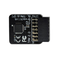 Module de sécurité ASROCK Module de plate-forme de confiance 14 broches SPI TPM 2.0 Puce ASROCK Tpm 2.0 Module pour PC mise à niveau vers Windows11