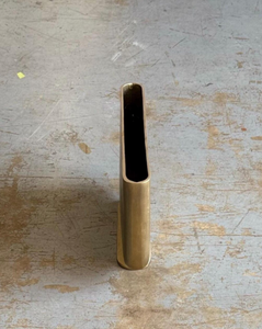 Vase à fleurs en métal antique vintage moderne fait à la main, vase décoratif en métal classique pour mariage, salon, Noël, style côtier - Product Image 3