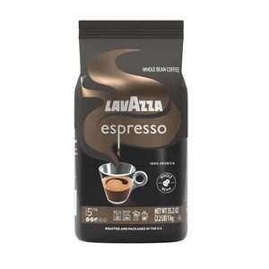 Café en grains entiers Lavazza Espresso, torréfaction moyenne, 100% Arabica, sachet de 2,2 lb - Product Image 1