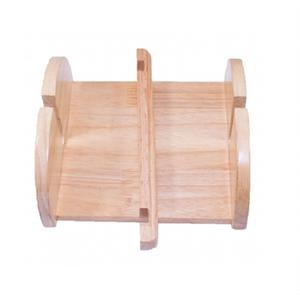 Logotipo personalizado estilo moderno en forma de corazón hecho a mano Pino Acacia MDF tablero madera servilletero soporte de mesa de madera - Product Image 3