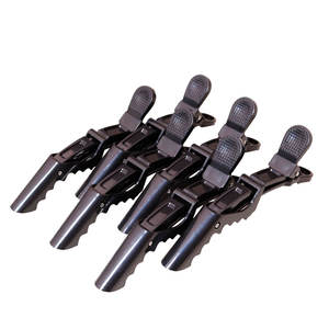 Acheter en gros OEM marque privée accessoires de salon pince à cheveux crocodile en plastique pinces à cheveux de crocodile pour la sectionnement - Product Image 6