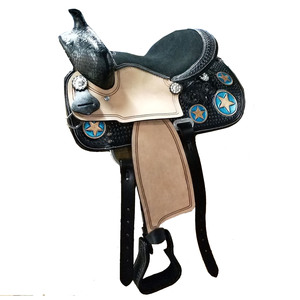 Meilleure vente Selle de cheval Selle synthétique Western Design de couleur personnalisé avec siège en daim vente en gros - Product Image 6