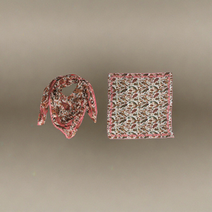 Bufanda de seda elegante para mujer de primera calidad, chal cuadrado con estampado de Paisley, pañuelo para uso diario, estilo de oficina, hoja sólida Floral de noche - Product Image 1