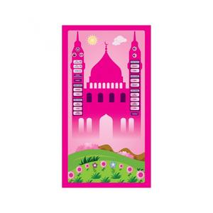 AYFA BASIN UZBEK 508 OZ508P <b>Horns</b> Color Kilim Style Cushioned Washable Rubber Prayer Mat for Home & Travel Children - Product Image 3