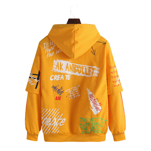 Sudadera con capucha para hombre con estampado personalizado Fabricantes de ropa Logotipo personalizado Sudadera con capucha de gran tamaño unisex Peso pesado - Product Image 4