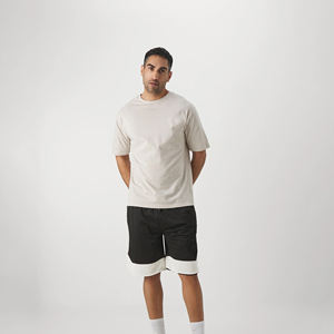 Pantalones Cortos Deportivos de Algodón para Hombre, Personalizados, de Lona, con Cordón, Cintura Media, Casuales, de Secado Rápido, Ligeros, Cómodos, Sólidos - Product Image 3