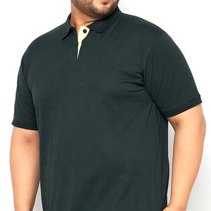 Camiseta de Manga Corta para Hombre, de Alta Calidad, de Algodón/Fibra de Bambú, Transpirable, Estilo Nuevo, Informal, Multicolor, Lisa, Talla Grande - Product Image 4