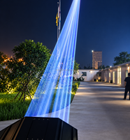 NF-SL-LASER 4000RGB Sky Lasers Projecteur laser d'orientation IP65 à 4 têtes RGB pour monuments urbains