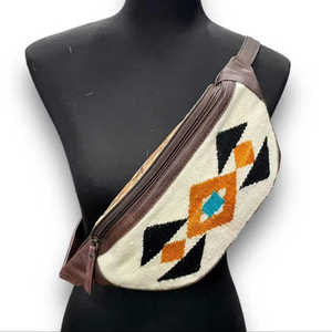 Authentic Bohemian Lady Handcrafted RFID Saddle Blanket <b>Clutch</b> with Animal Print and Snap Closure for Everyday Use - Product Image 1