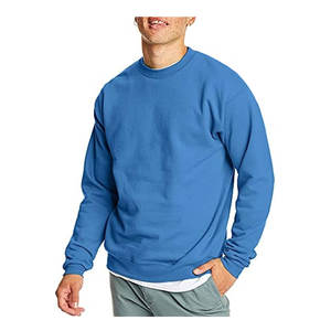 Sweatshirts surdimensionnés en éponge française 100% coton pour hommes de haute qualité 400 grammes d'épaisseur polaire à épaules tombantes simple devant vierge - Product Image 5