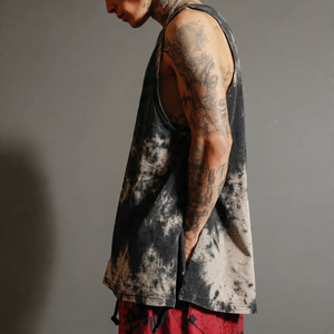 Muscle Fit Bodybuilder Vest Top <b>Men</b> Vintage Washed <b>Trainer</b> Tank Top <b>Men's</b> Workout Fitness Exercise Washed Vest Top Boys - Product Image 3