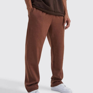 Pantalones de chándal de algodón de alta calidad para hombre, de talla grande, informales, deportivos, apilados, de cintura alta, con patrón recto - Product Image 5