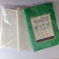 Bâche en plastique souple pour peintre en PE haute densité, transparente, imperméable, anti-poussière, pour peinture, canapé et déménagement