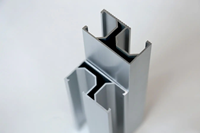 Rail en aluminium anodisé argenté de la série Premium 6000 pour système solaire, performance durable, toutes climatologies, système de montage solaire