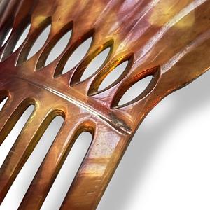 Peine de cuerno de búfalo hecho a mano, herramienta de aseo Natural antiestática para cabello y barba, peine ecológico de calidad superior - Product Image 3