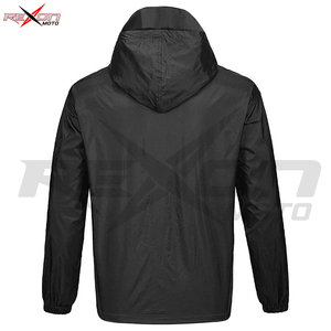 เสื้อกันฝนแบบมีฮู้ดสำหรับทุกเพศ ผ้าแคนวาส แห้งเร็ว ระบายอากาศ น้ำหนักเบา พับเก็บได้ เหมาะสำหรับการตั้งแคมป์และการเดินทางกลางแจ้ง - Product Image 6