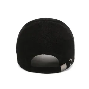 Gorra de pana bordada personalizada, gorra de béisbol ajustable, ropa de calle, gorra de papá con logotipo para hombres y mujeres - Product Image 3