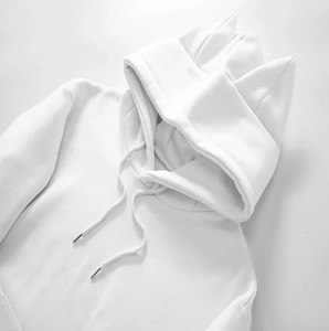 Sudadera con capucha de algodón para mujer, con estampado Digital de gato, personalizada, informal, Unisex, venta al por mayor, 2022 - Product Image 1