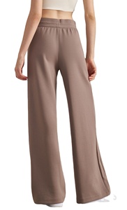 Pantalon de survêtement Baggy de style de rue coupe décontractée pantalon élégant avec poches latérales vêtements de mode pantalons de survêtement pour femmes à jambe droite - Product Image 3