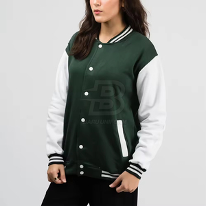 Haute qualité femmes Letterman veste nouveau Design Letterman veste 100% laine hiver chaud pour la vente en ligne - Product Image 4
