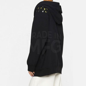 Sudaderas con capucha bordadas para hombre de nuevo estilo, ropa de invierno informal totalmente personalizada con técnicas de teñido liso con bordado a la moda - Product Image 4