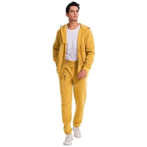 ชุดวอร์มผ้าหนาพิมพ์ลายสำหรับผู้ชายกางเกงวอร์มผ้าคอตตอนผ้าเกล็ดปลาแบบวินเทจผ้า100% ซีด - Product Image 4