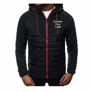 Chaqueta Acolchada con Capucha para Clima Frío, con Logotipo Frontal, Capas Aislantes, Construcción Acolchada, Prenda Superior Duradera para Suministro de Exportación - Product Image 1